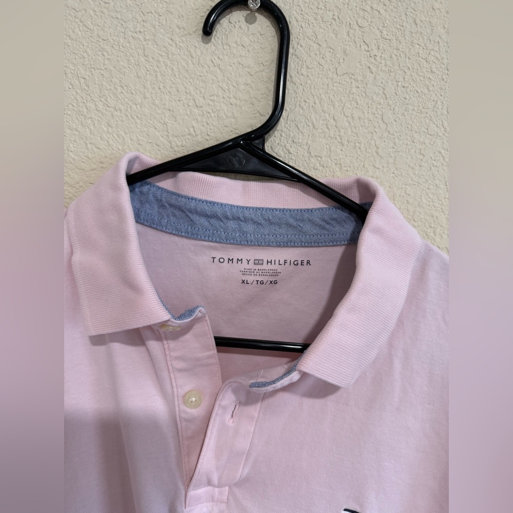 Tommy Hilfiger Light Pink Polo Shirt - Picture 2 of 3